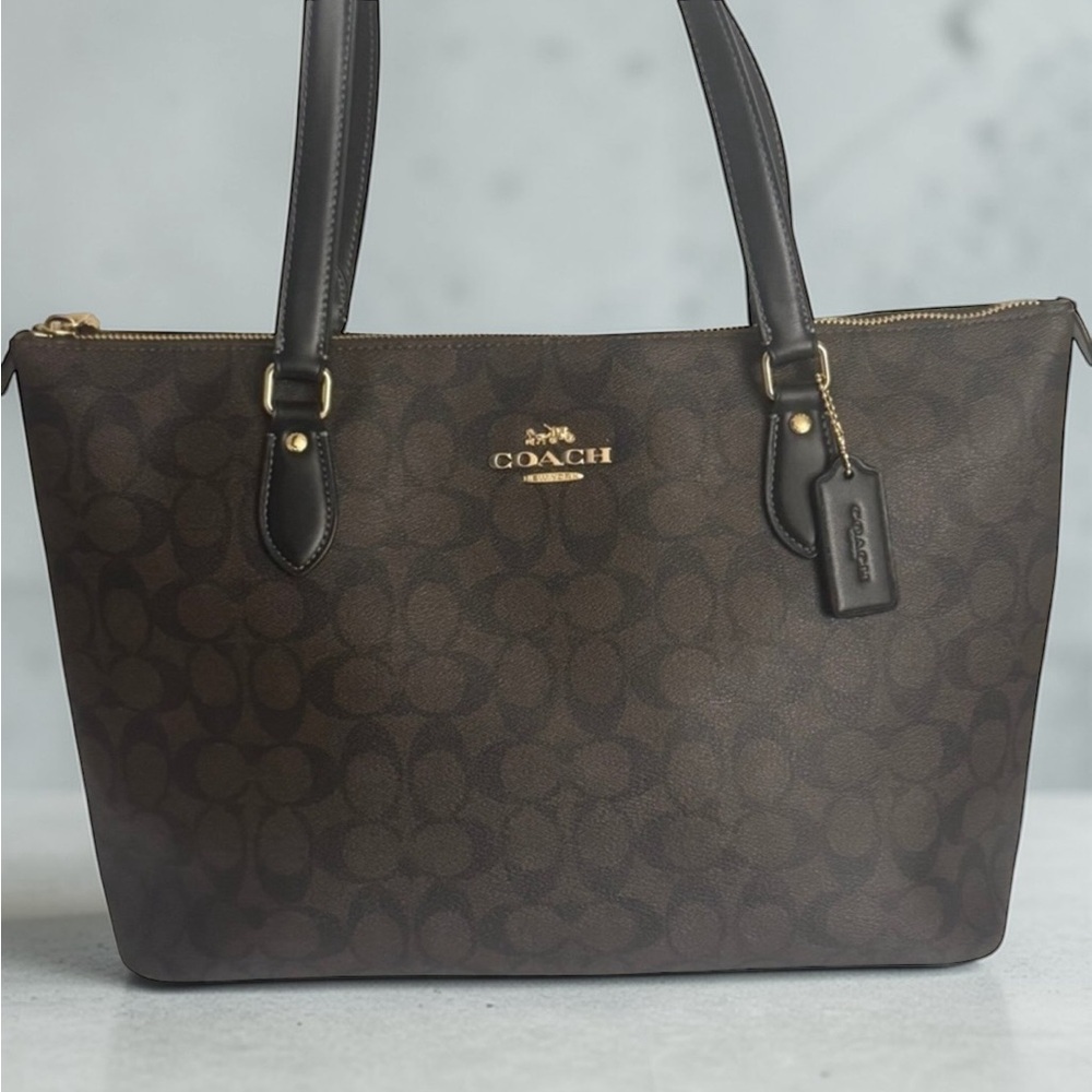 Coach Gallery Tote Shoulder Bag - Picture 4 of 7